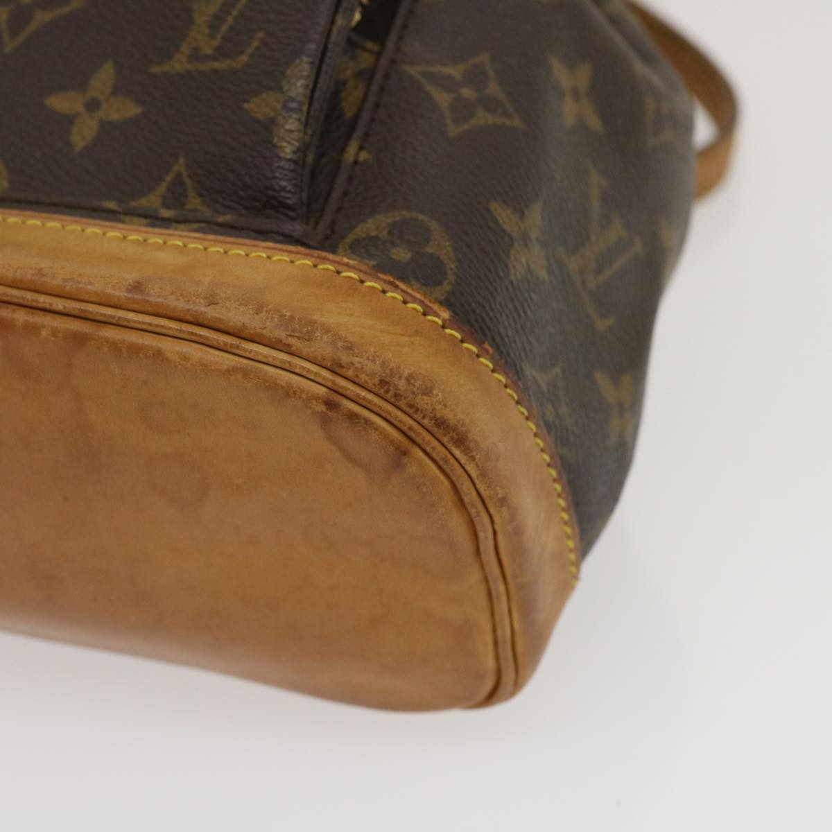 Louis Vuitton Gray Canvas Montsouris backpack bag
