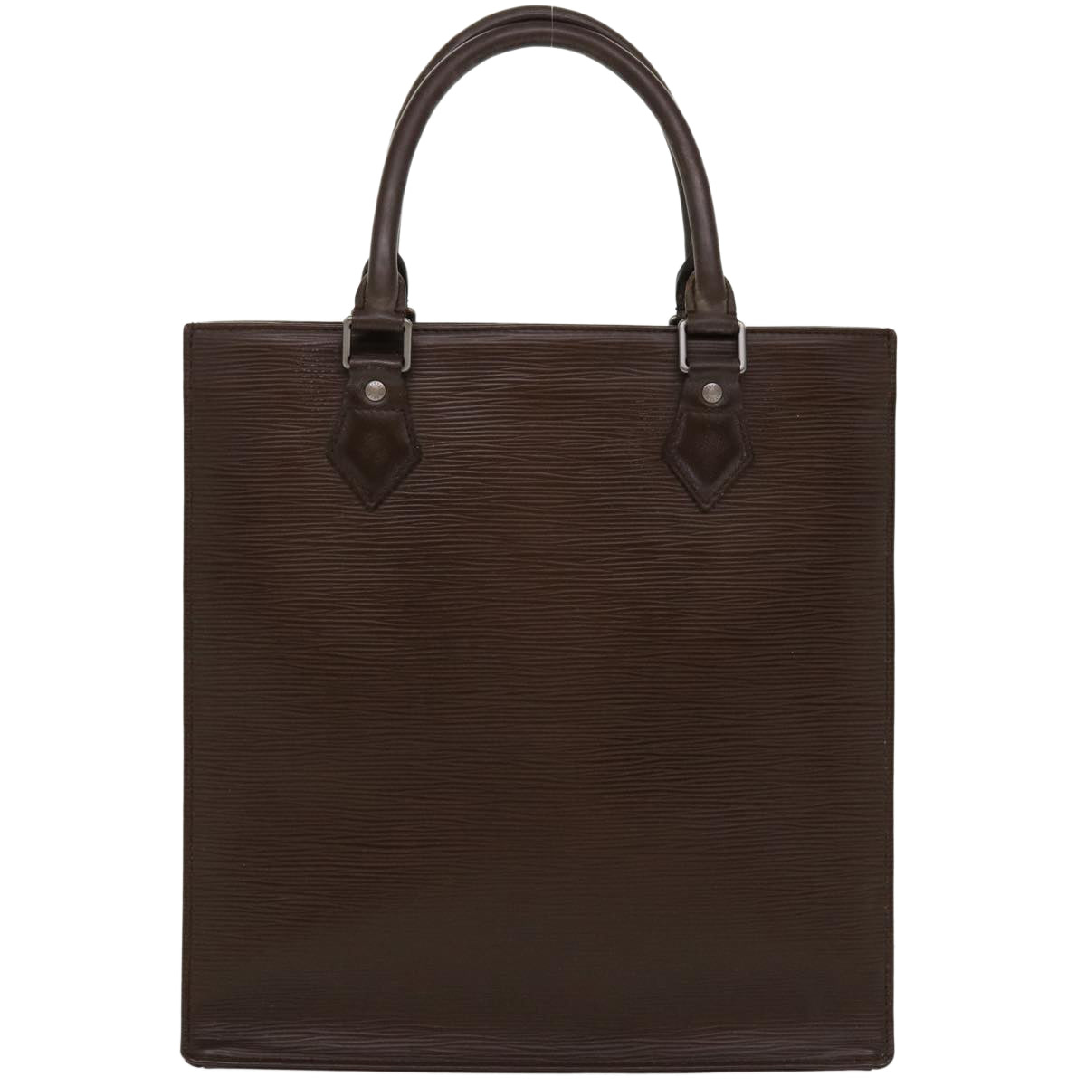 Louis Vuitton Brown Leather Sac plat handbag bag