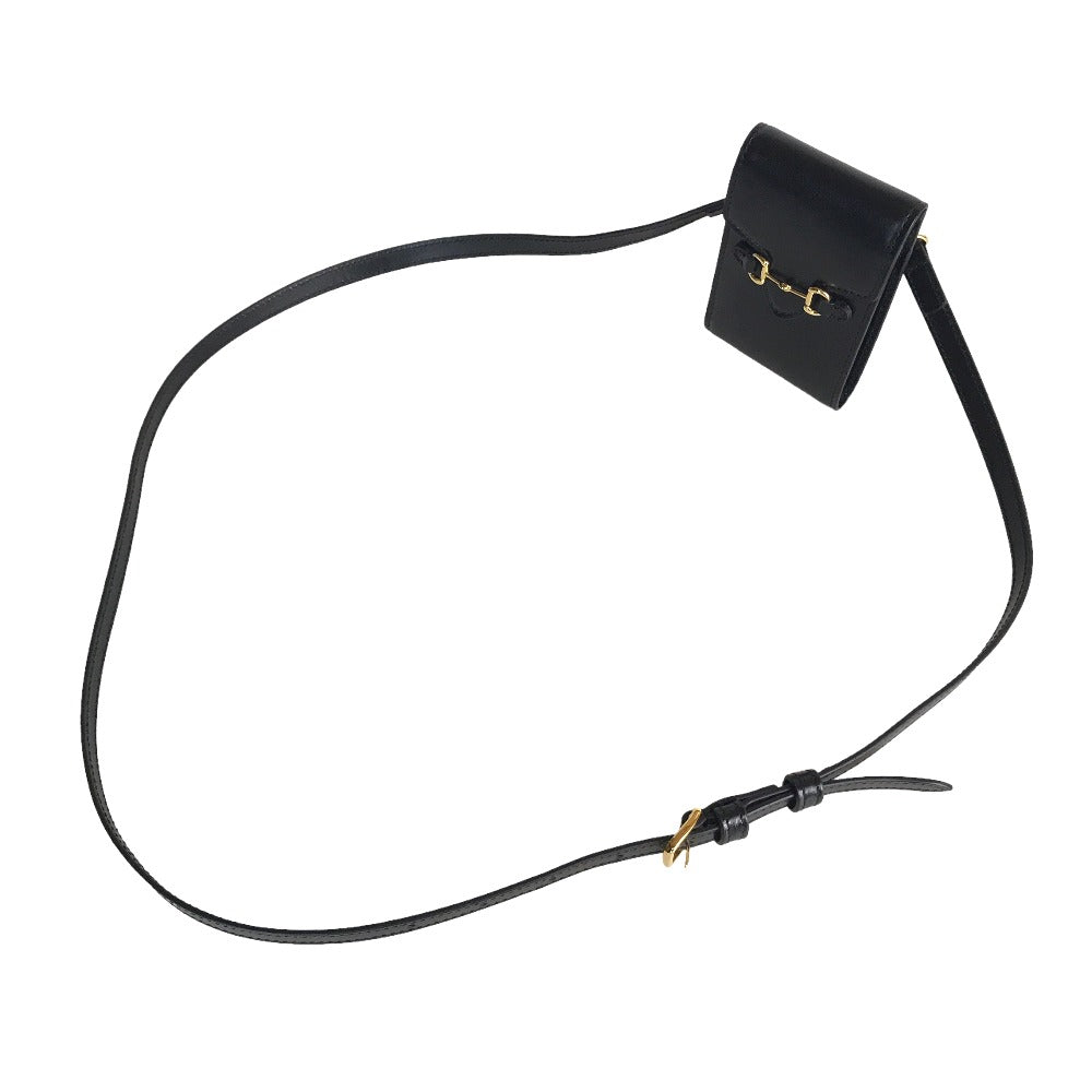 GUCCI Card Case 658617 2149 leather black Cross body
