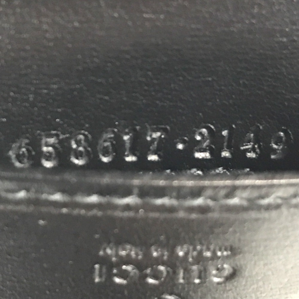 GUCCI Card Case 658617 2149 leather black Cross body