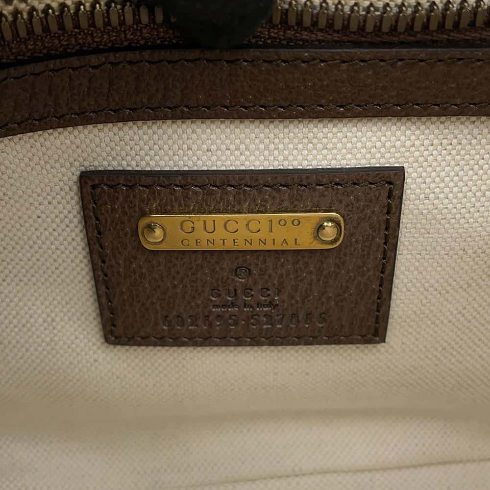 GUCCI Belt bag 100th anniversary limited edition Brown602695 Leather