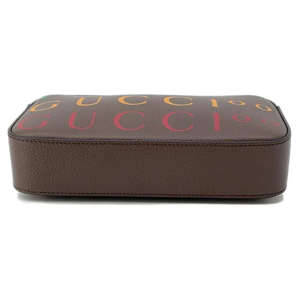GUCCI Belt bag 100th anniversary limited edition Brown602695 Leather