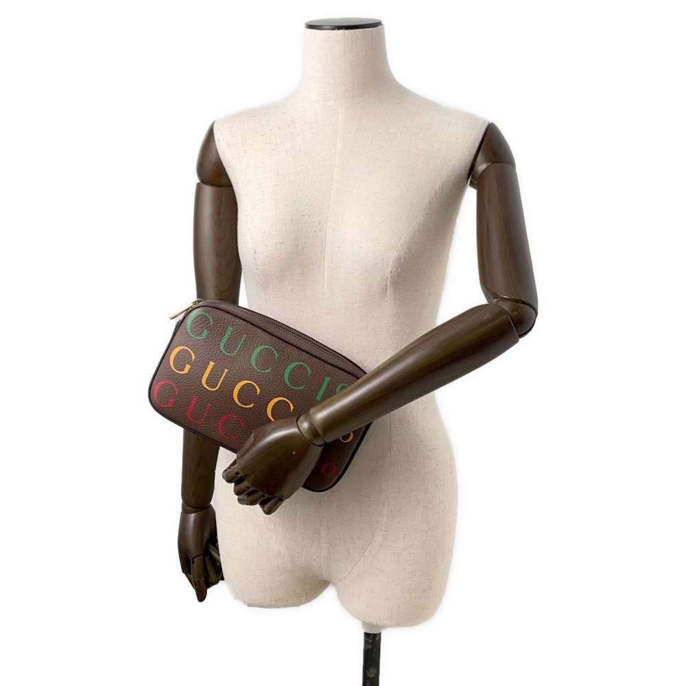GUCCI Belt bag 100th anniversary limited edition Brown602695 Leather