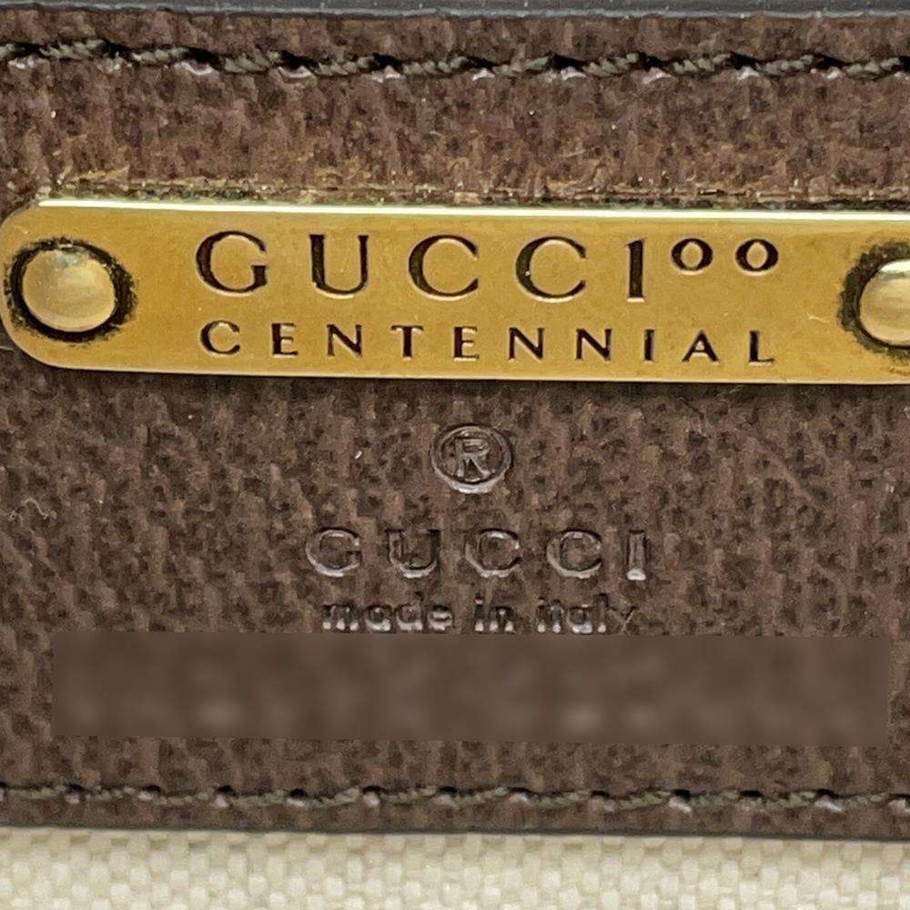GUCCI Belt bag 100th anniversary limited edition Brown602695 Leather