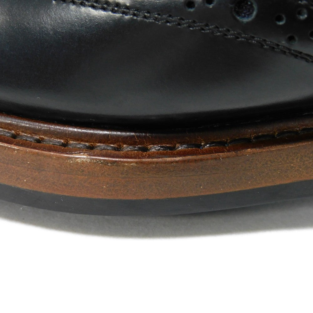 LOUIS VUITTON Dress shoes 1A3PDN Denim canvas x cowhide leather Indigo LV logo Voltaire Rhine Derby 5