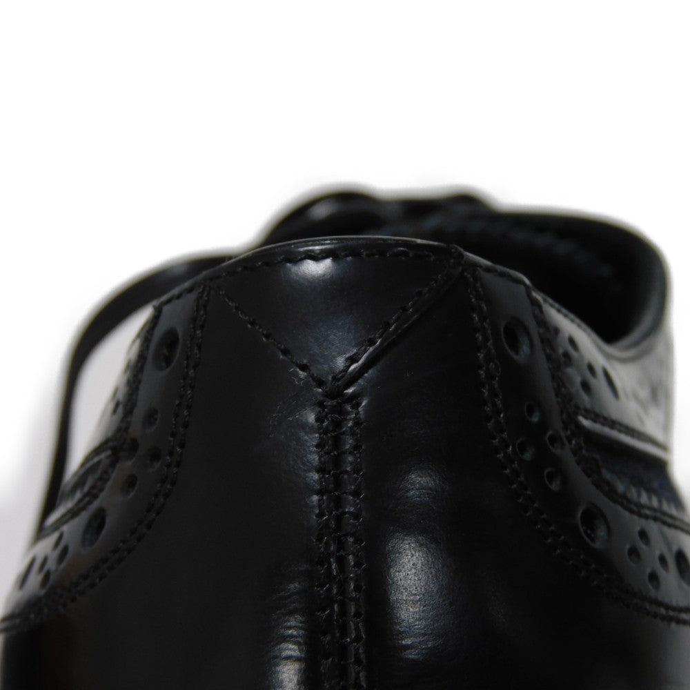 LOUIS VUITTON Dress shoes 1A3PDN Denim canvas x cowhide leather Indigo LV logo Voltaire Rhine Derby 5