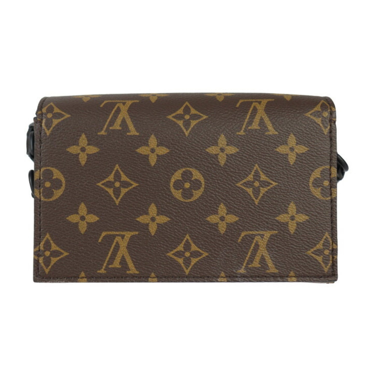 Louis Vuitton    Monogram Canvas Leather Pochette Shoulder Bag