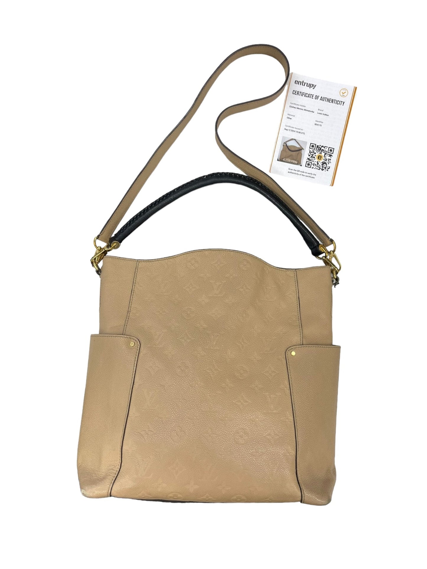 HandBag Luxury Designer By Louis Vuitton, Size: Large