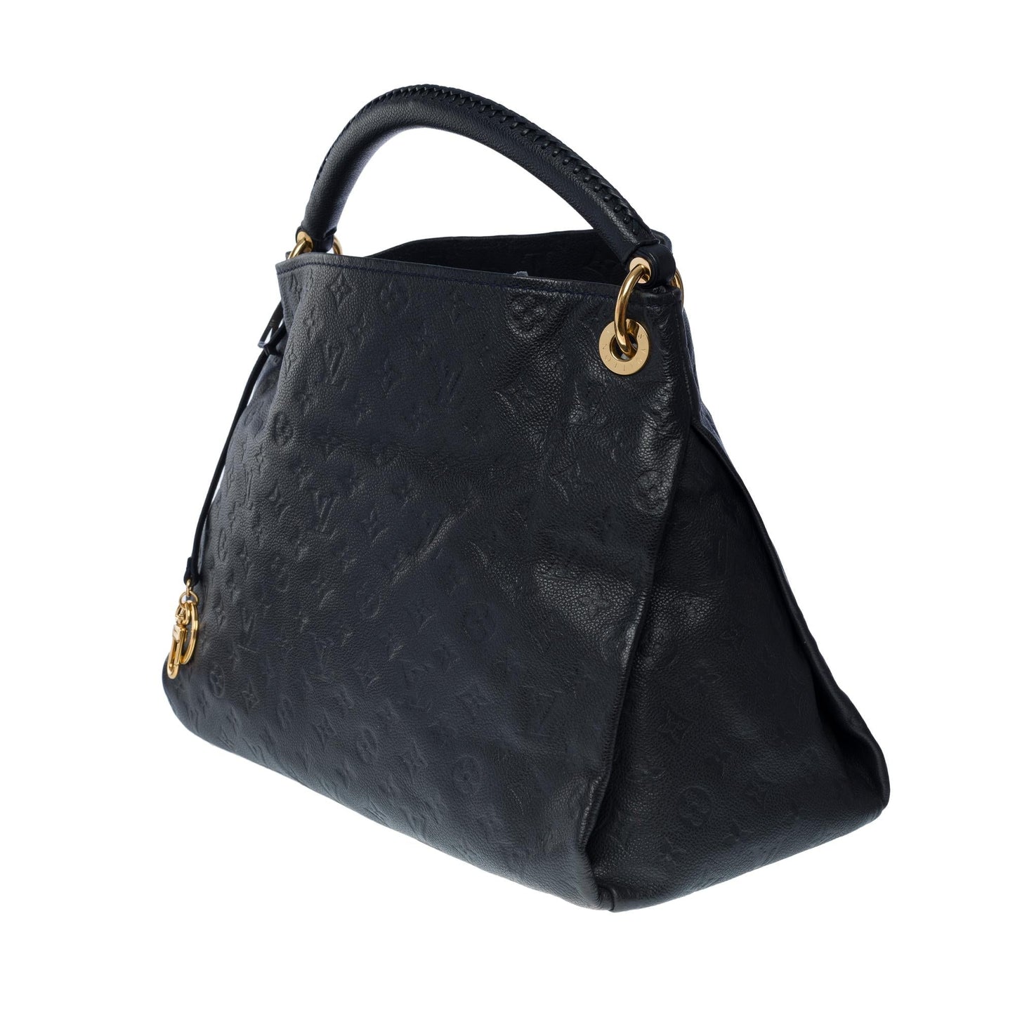 LOUIS VUITTON Artsy MM Hobo bag in dark blue monogram calfskin leather, GHW