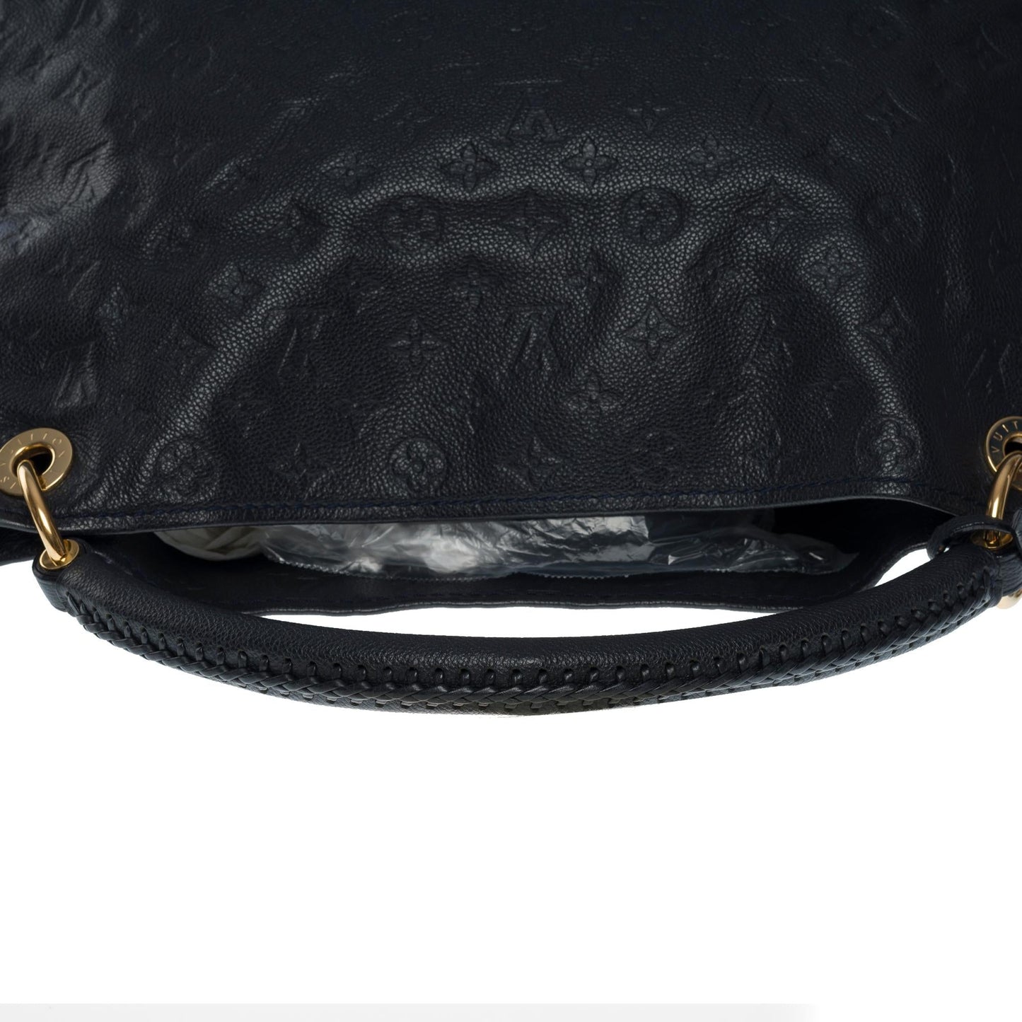LOUIS VUITTON Artsy MM Hobo bag in dark blue monogram calfskin leather, GHW