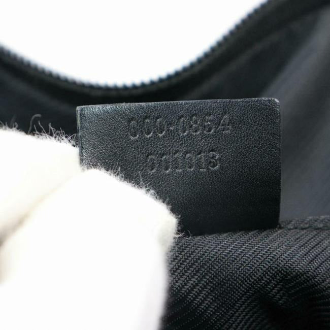 Gucci Xl Guccissima Print Black Leather And Gg Leather Tote