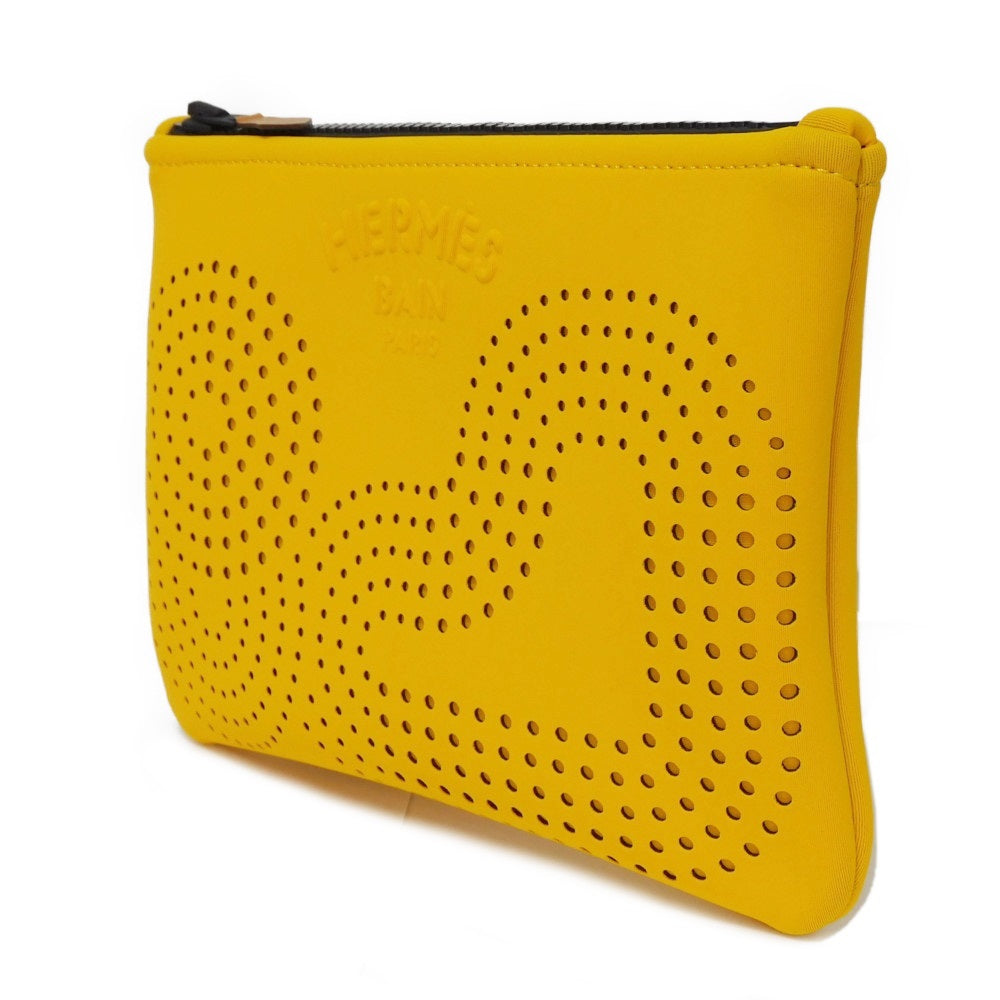 HERMES Clutch bag polyamide Bouton d'Or (Yellow) Giampaolopani Neoban Zen Au Soleil PM