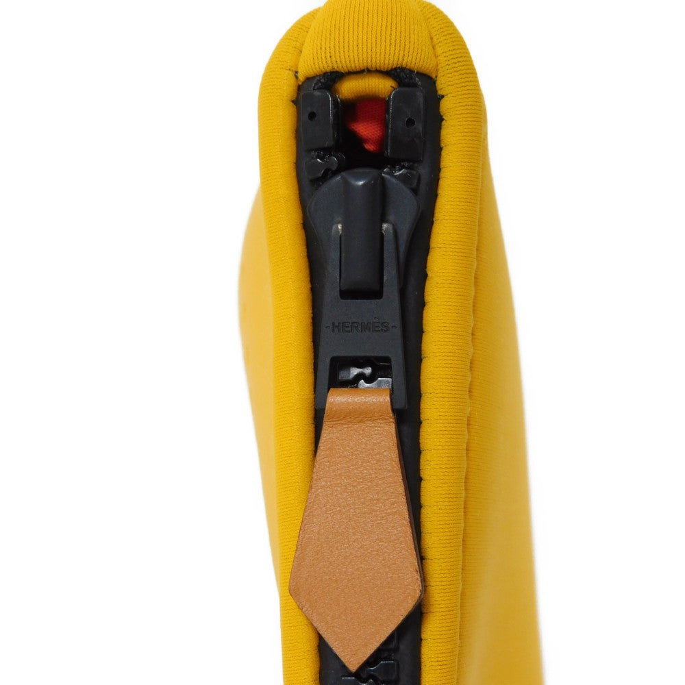 HERMES Clutch bag polyamide Bouton d'Or (Yellow) Giampaolopani Neoban Zen Au Soleil PM