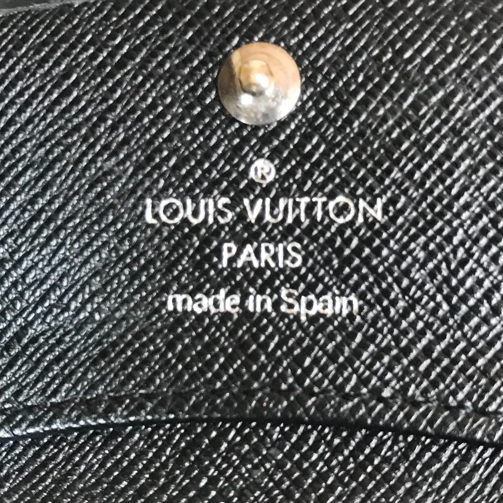 LOUIS VUITTON Coin case  M63412 Epi Leather black Compact wallet Porto Monnaie Simple Coin Purse