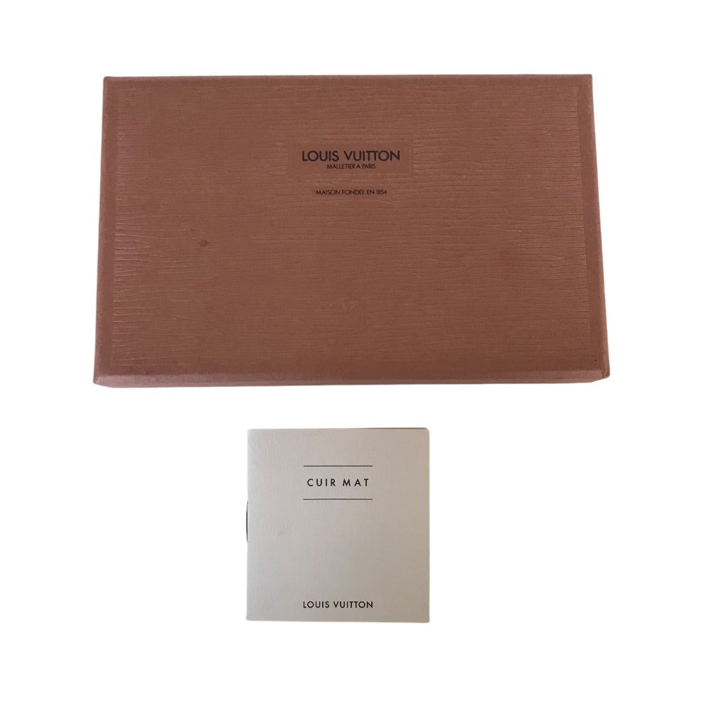 LOUIS VUITTON Coin case M65122 Monogram mat black Compact wallet Noir