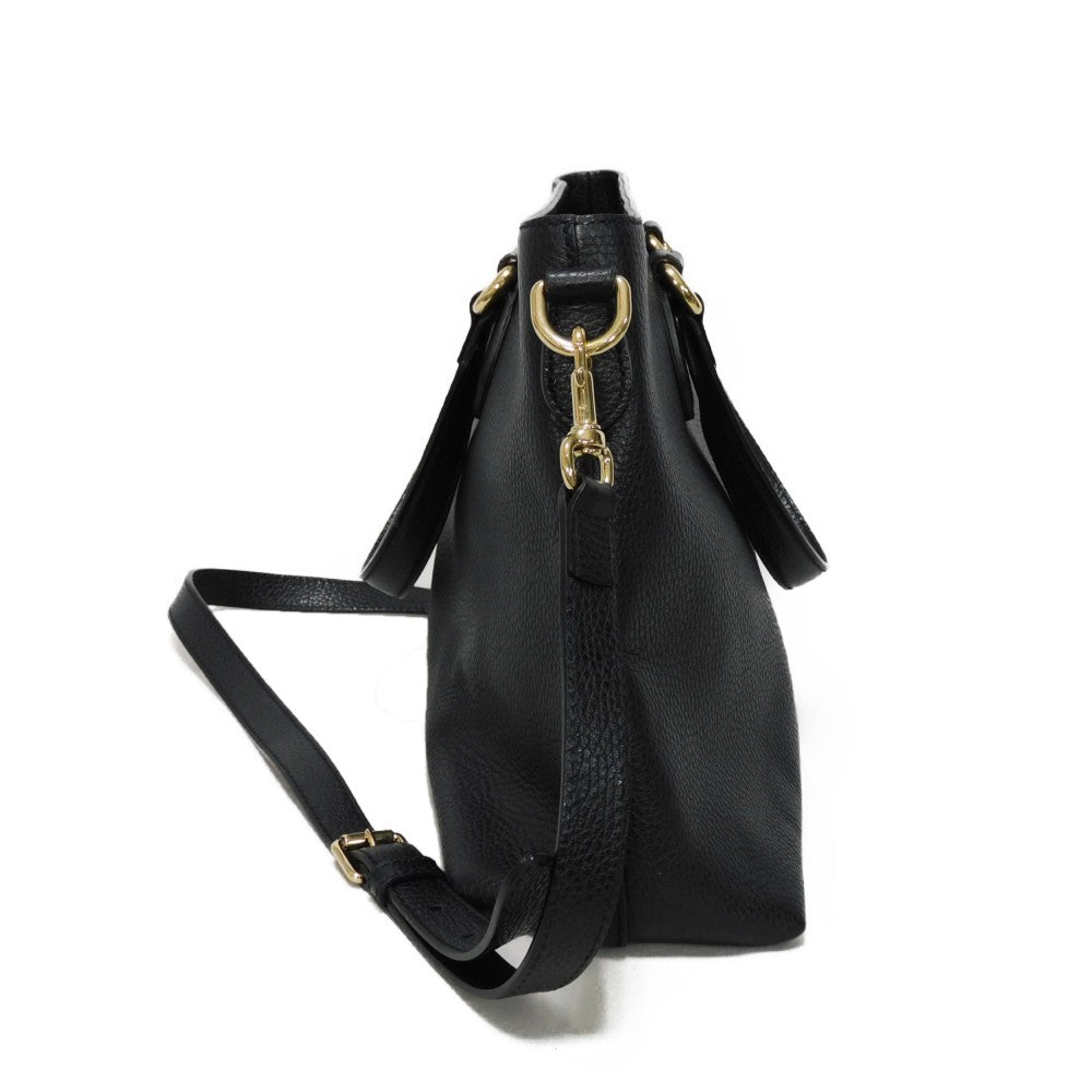 GUCCI Tote Bag 449642 CAO0G 1000 Calf leather (embossed) black Logo embossing Bamboo Tassel Tote