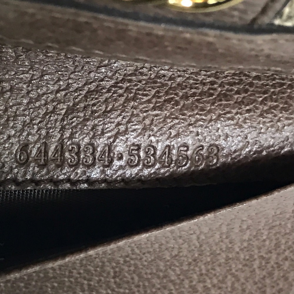 GUCCI Tri-fold wallet 644334 534563 GG Supreme Canvas Beige brown Compact wallet Ofidia