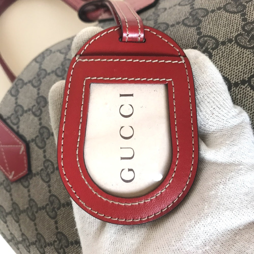 GUCCI Tote Bag 371023 802252 GG Supreme Canvas Red beige Shoulder Bag reversible