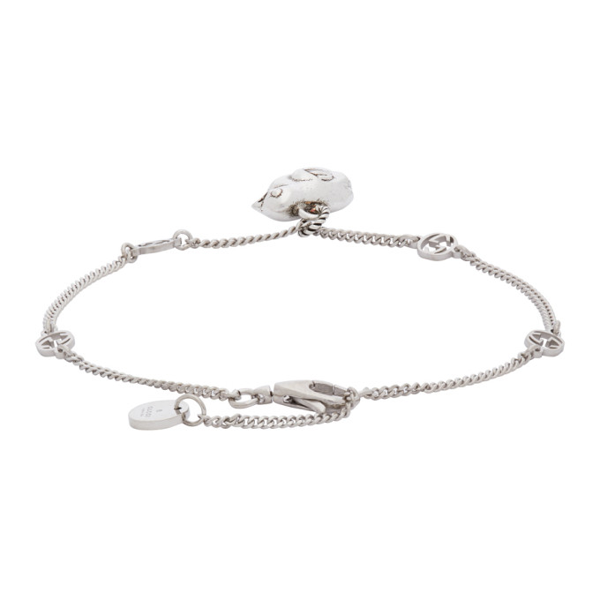 Gucci Chick Motif Bracelet in Silver