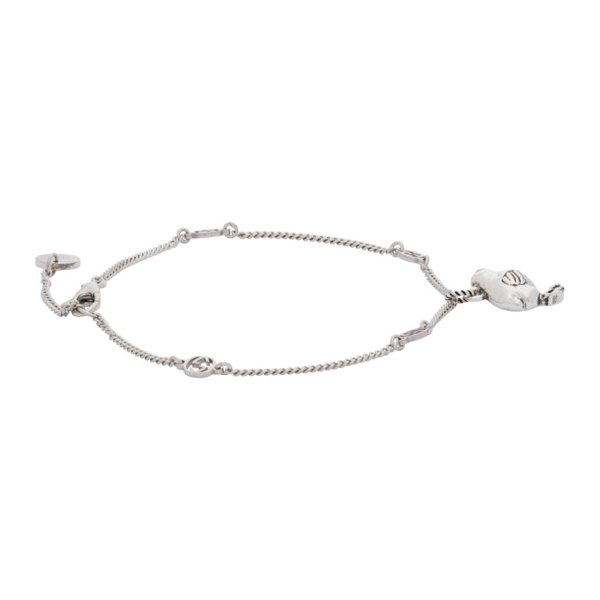 Gucci Chick Motif Bracelet in Silver