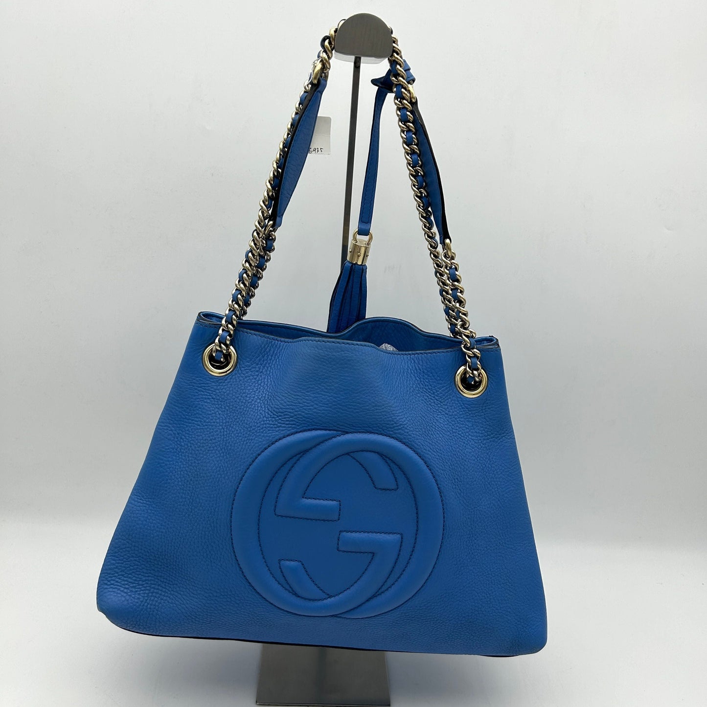 Gucci | Bags | New Gucci Soho Limited Ed Caspian Blue Double Chain Shoulder Bag AE935