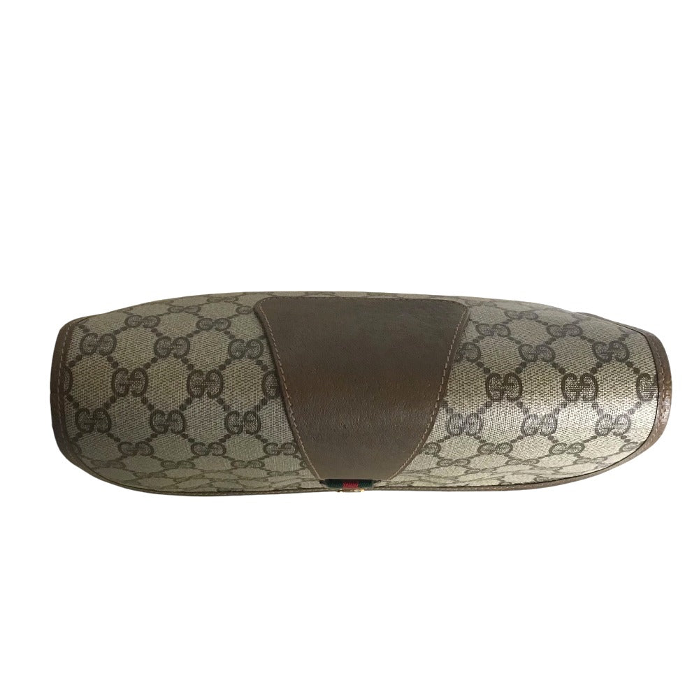 GUCCI Clutch bag 89 01 030 canvas beige business bag GG Old Gucci Shelly