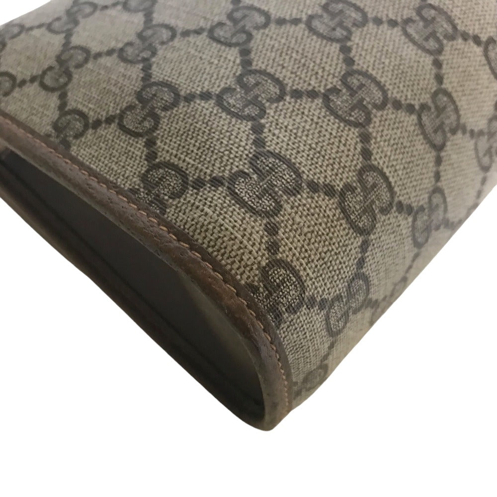 GUCCI Clutch bag 89 01 030 canvas beige business bag GG Old Gucci Shelly