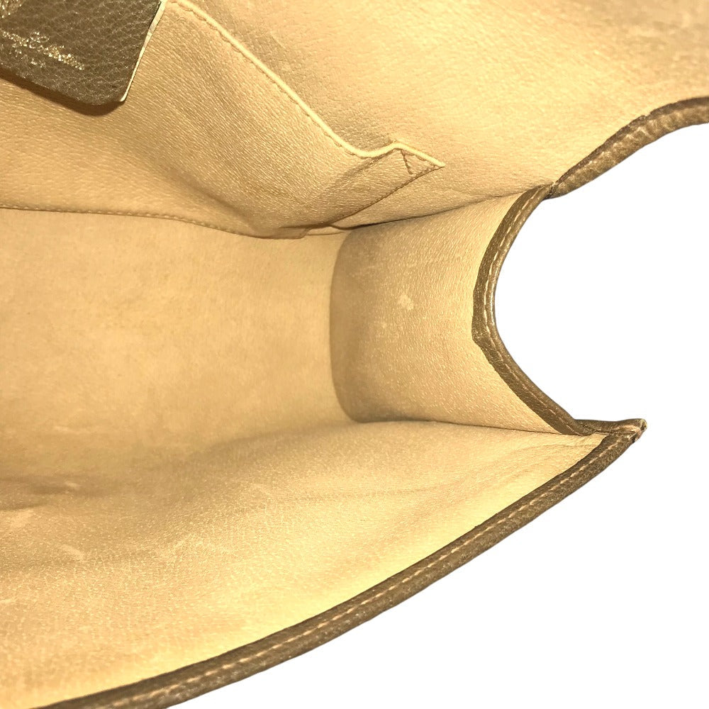 GUCCI Clutch bag 89 01 030 canvas beige business bag GG Old Gucci Shelly