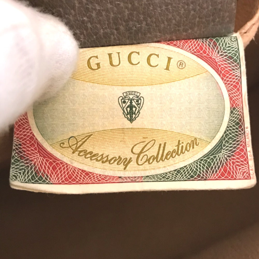 GUCCI Clutch bag 89 01 030 canvas beige business bag GG Old Gucci Shelly