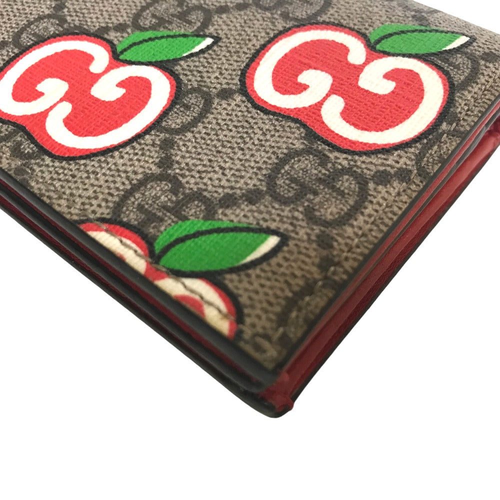 GUCCI Bifold Wallet 624641 2067 GG Supreme Canvas Multi Compact wallet GG Apple