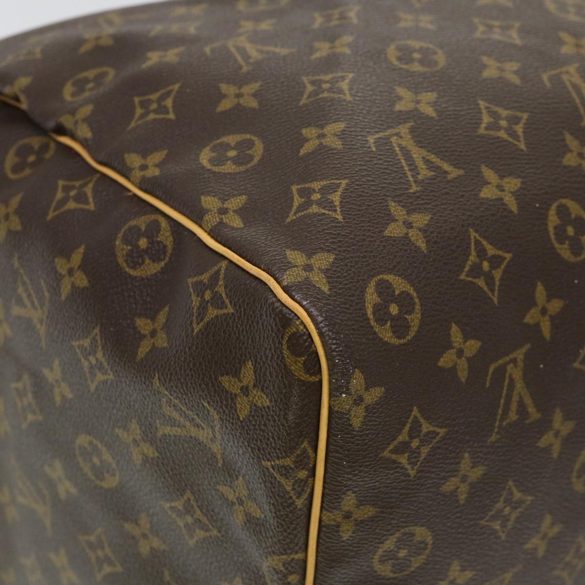 Louis Vuitton Brown Canvas Keepall 60 travel bag