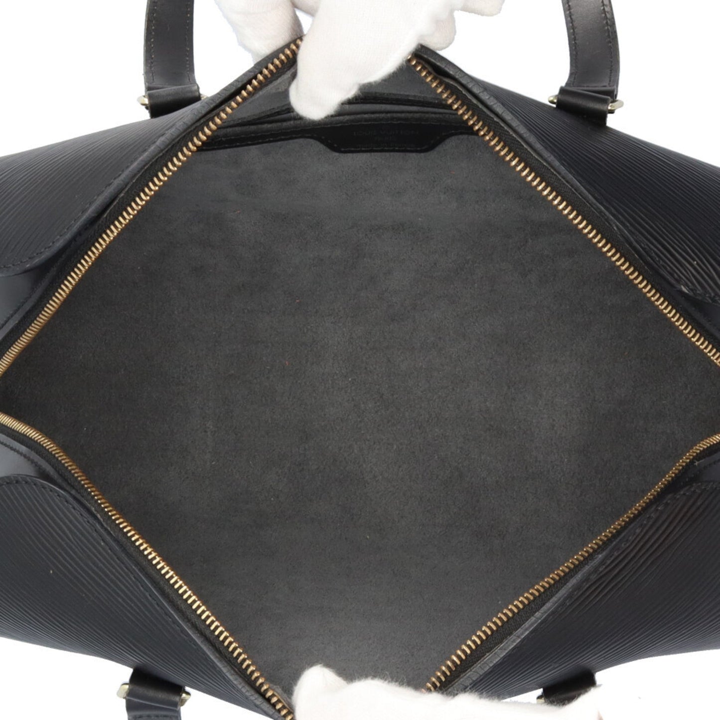 Louis Vuitton Epi  Noir Epi Leather Handbag