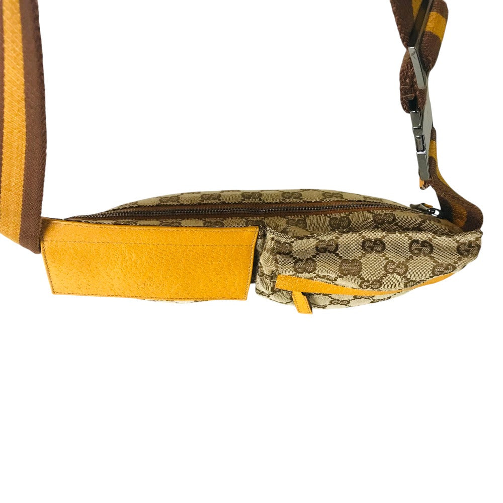 GUCCI Waist bag 28566  GG canvas beige Cross body
