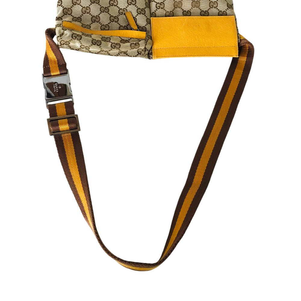 GUCCI Waist bag 28566  GG canvas beige Cross body