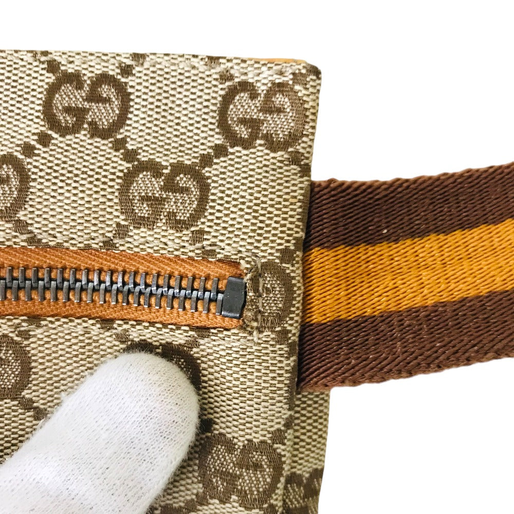 GUCCI Waist bag 28566  GG canvas beige Cross body