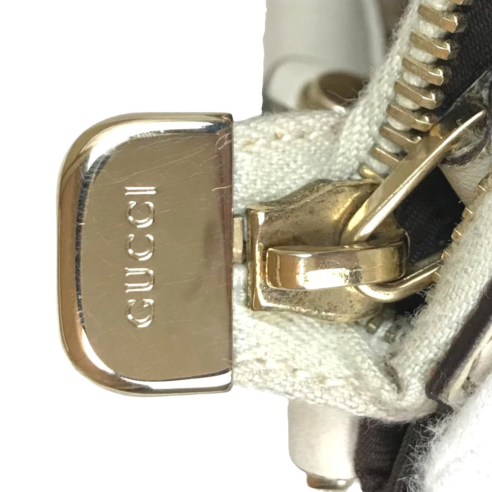 GUCCI Handbag 190525 0010 13 GG canvas Beige white Sling bag Abbey Women Used