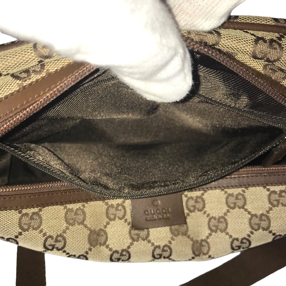 GUCCI Shoulder Bag 90477 213317 GG canvas Brown Sling bag