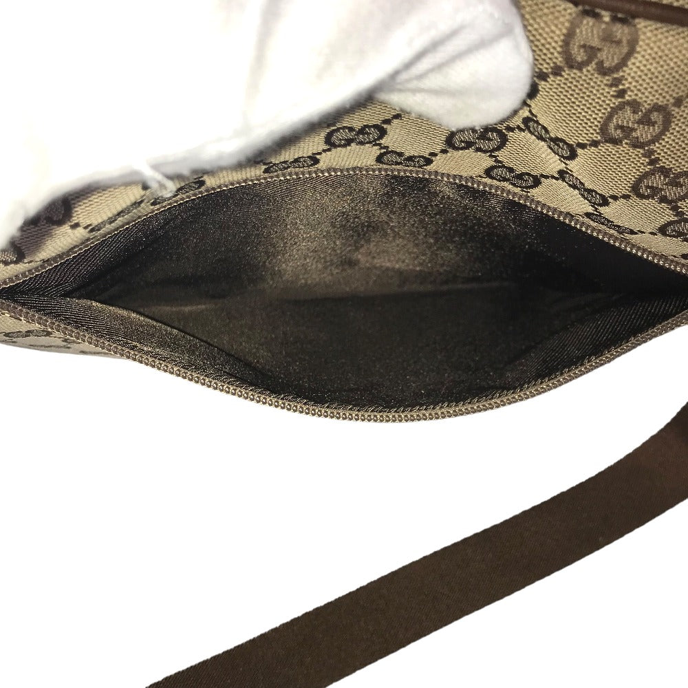 GUCCI Shoulder Bag 90477 213317 GG canvas Brown Sling bag