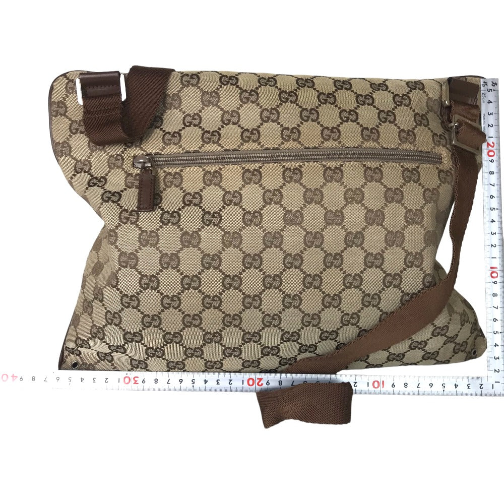 GUCCI Shoulder Bag 90477 213317 GG canvas Brown Sling bag