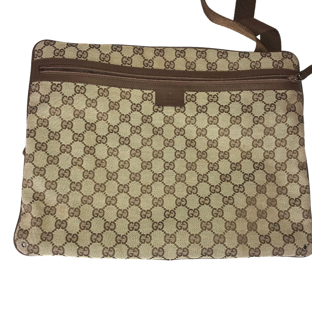 GUCCI Shoulder Bag 90477 213317 GG canvas Brown Sling bag