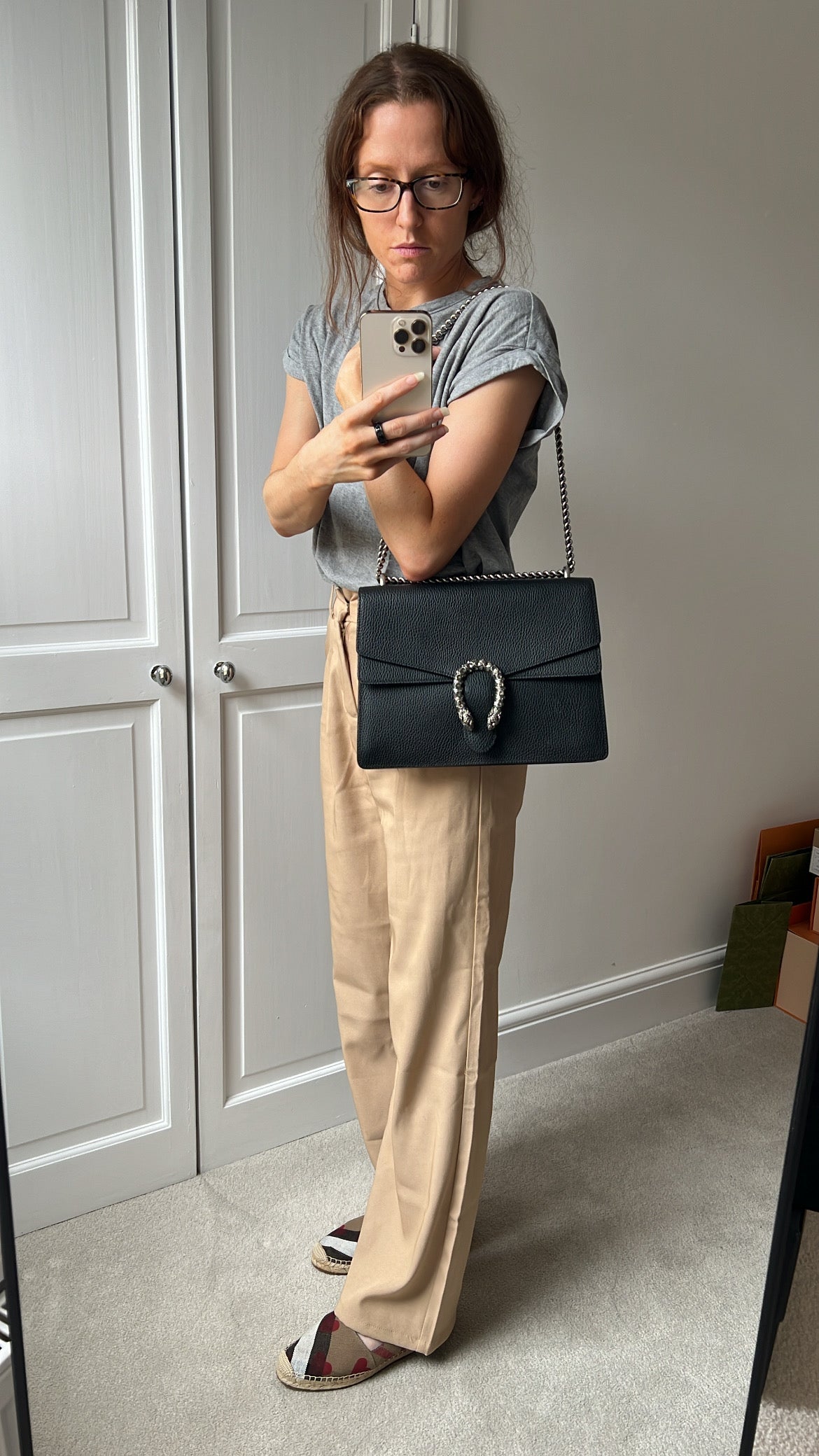 Gucci Dionysus Black Medium Shoulder Bag (RRP £2,400)