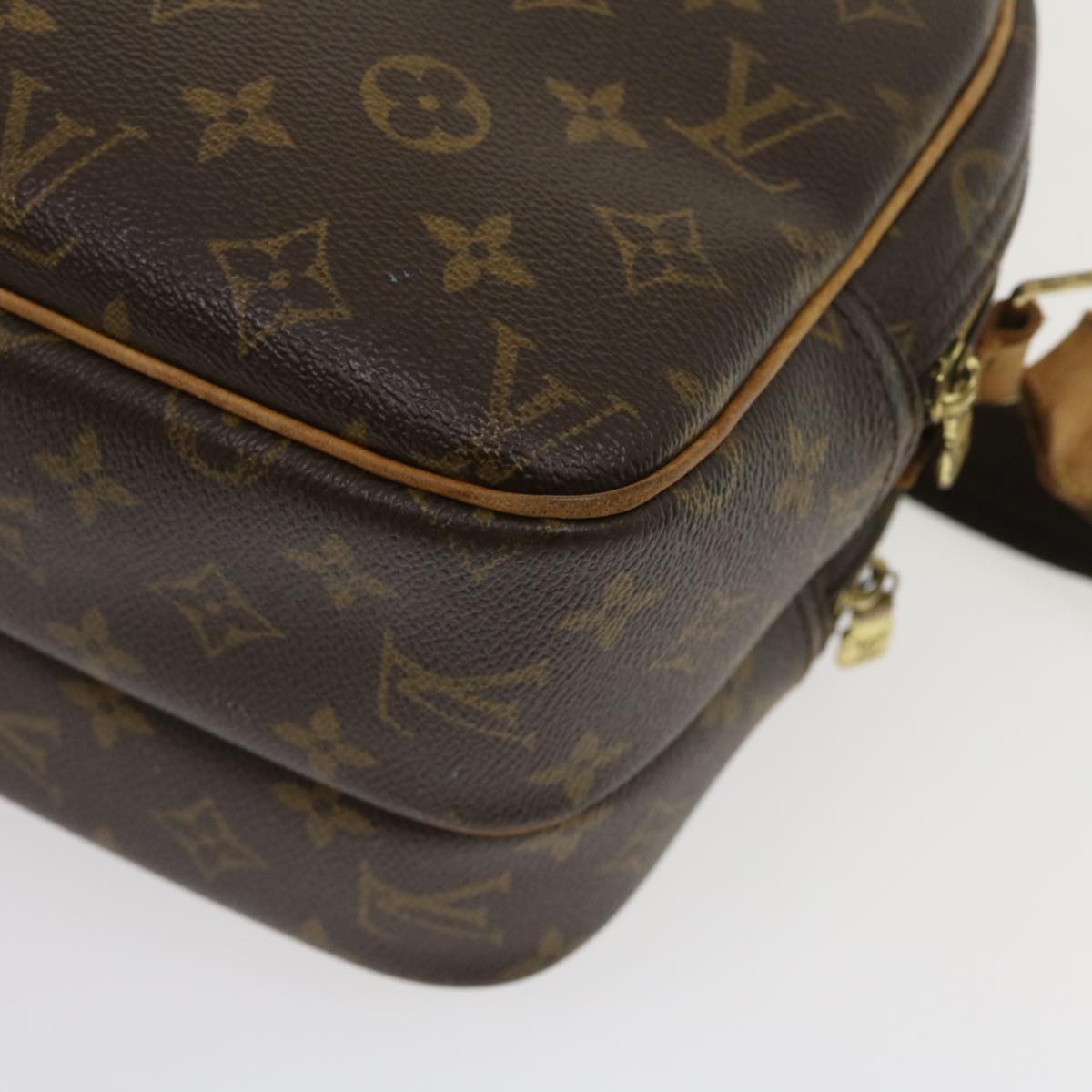 Louis Vuitton Brown Canvas Reporter shoulder bag