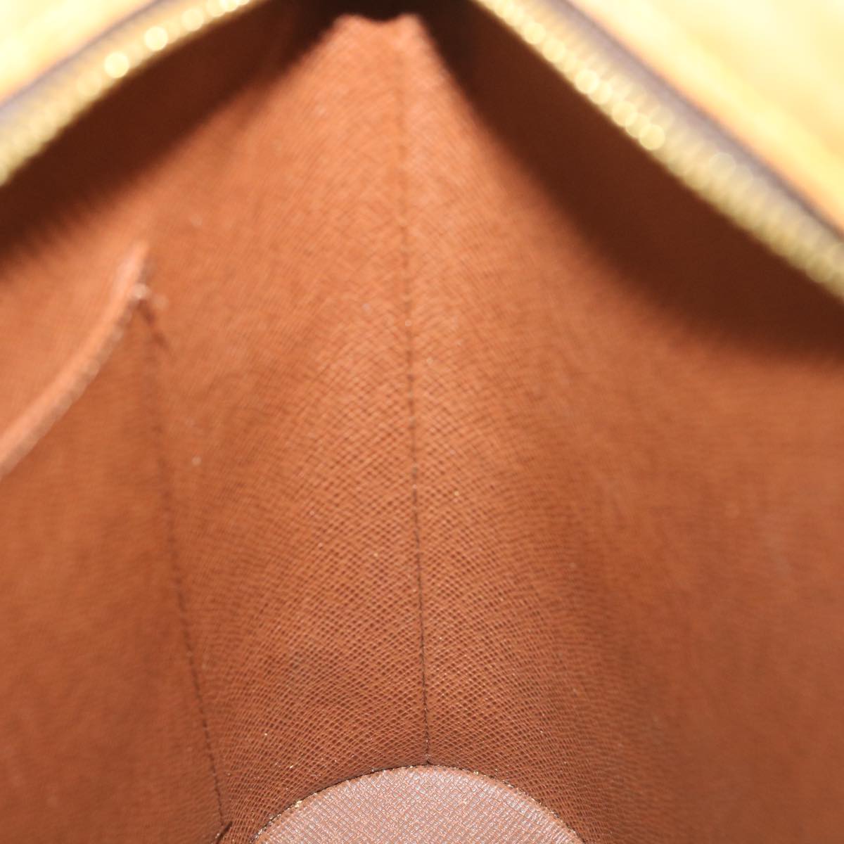 Louis Vuitton Brown Canvas Drouot shoulder bag