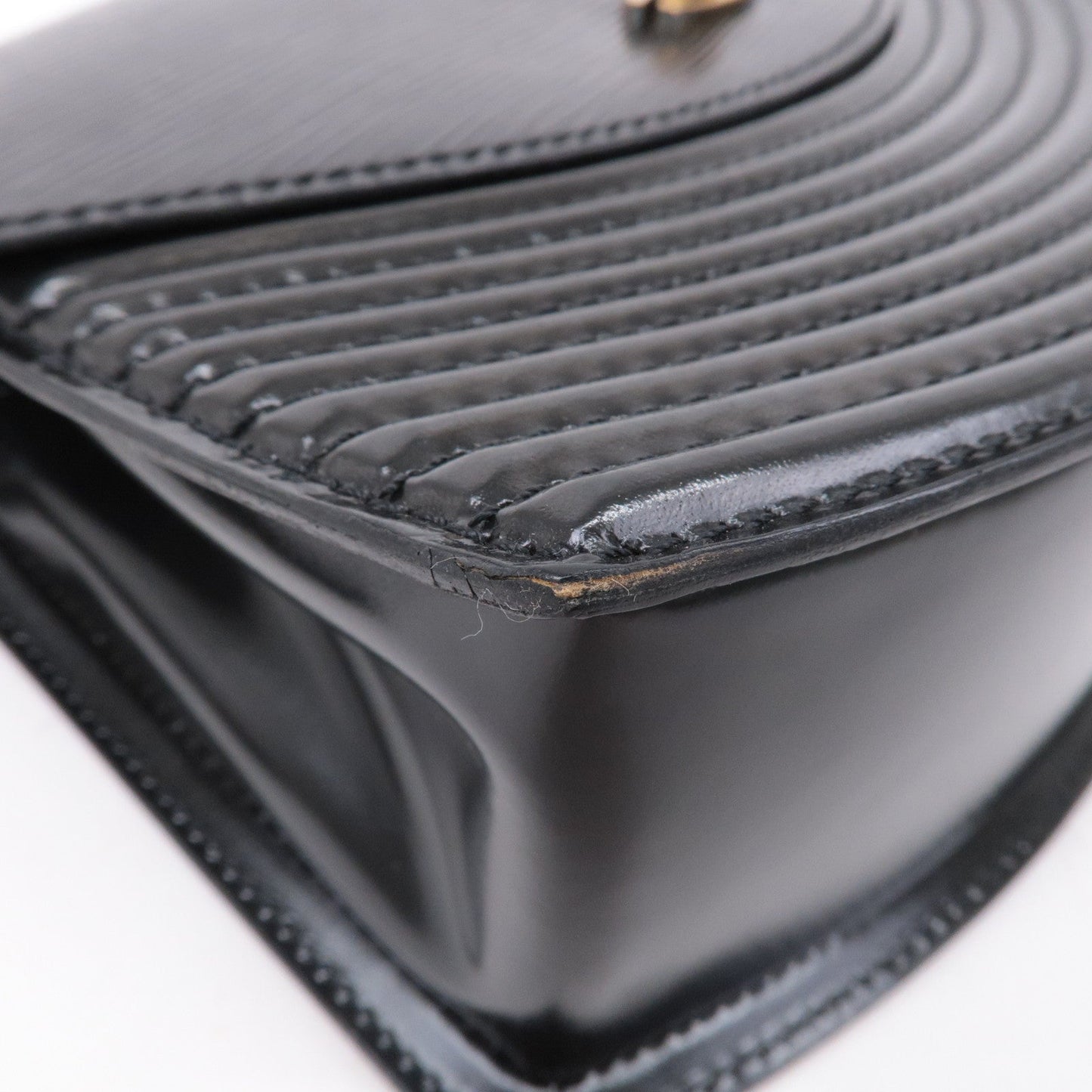 Louis Vuitton Epi Tilsit Shoulder Bag Hand Bag Noir M52482