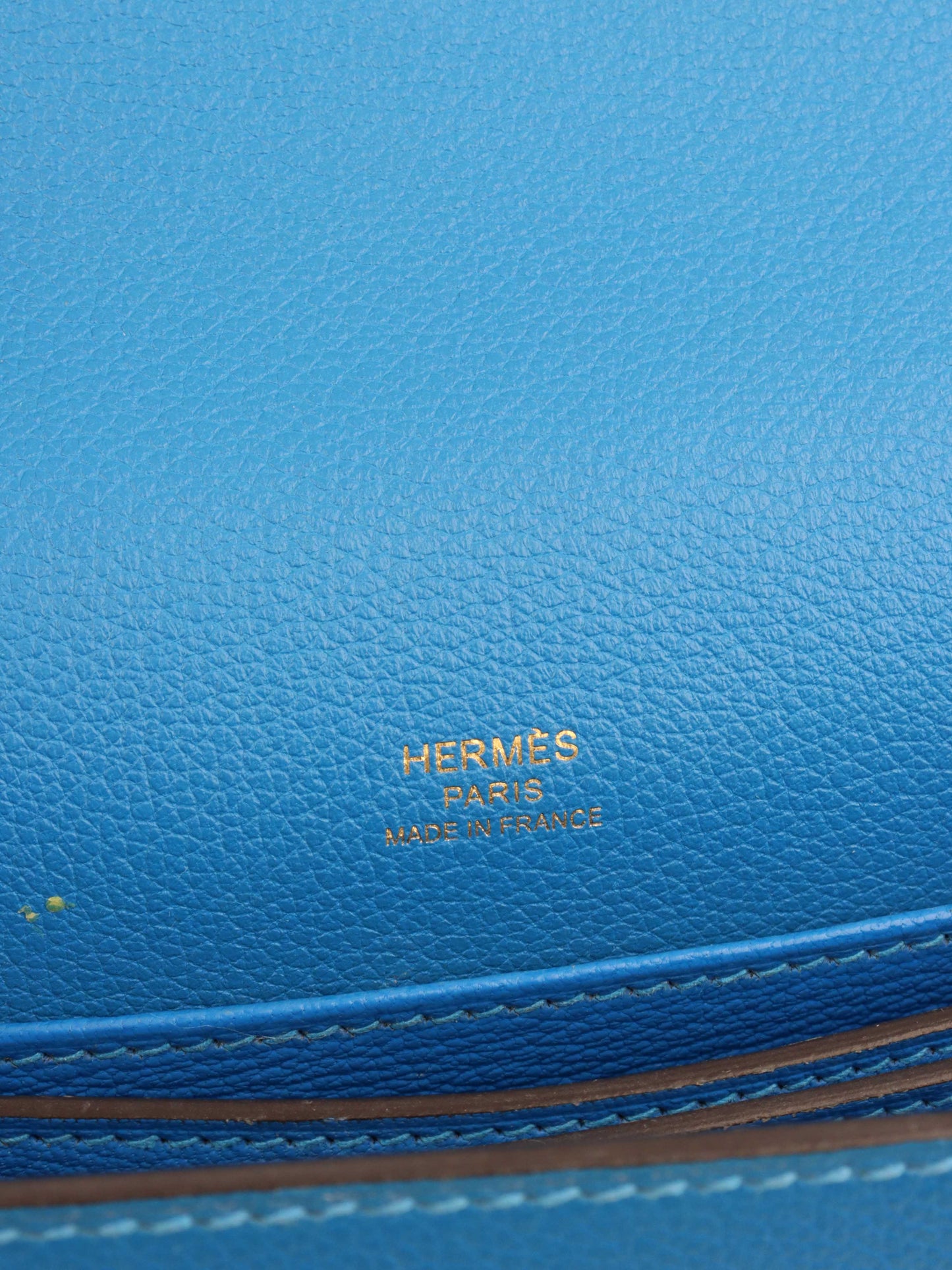 Hermes Mini Roulis Bag in Bleu Hydra GHW.