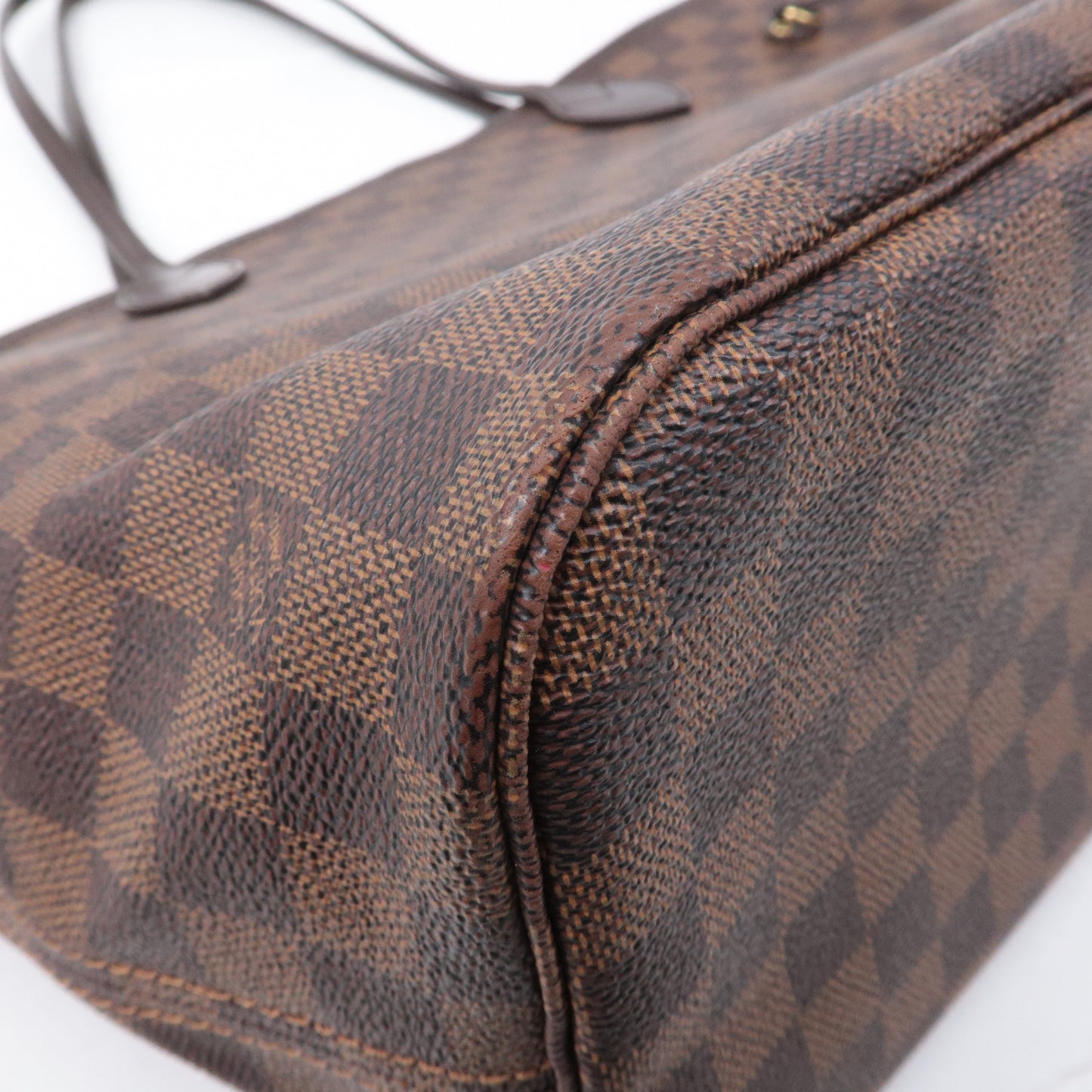 Louis Vuitton Damier Neverfull MM Tote Bag Brown N51105