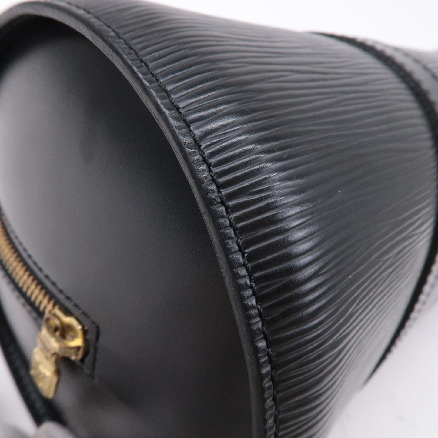 Louis Vuitton Epi Soufflot Hand Bag Pouch Noir Black M52862