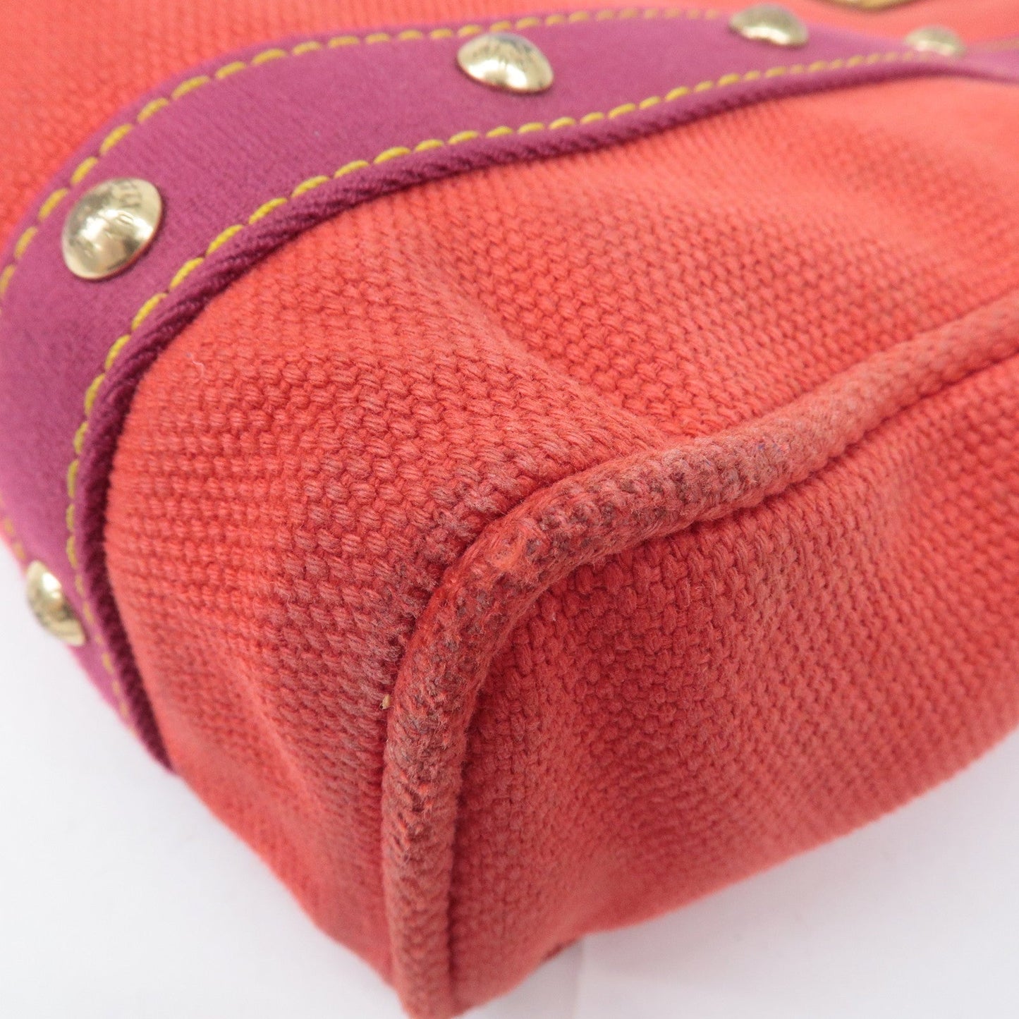Louis Vuitton Antigua Cabas MM Tote Bag Hand Bag Rouge M40034