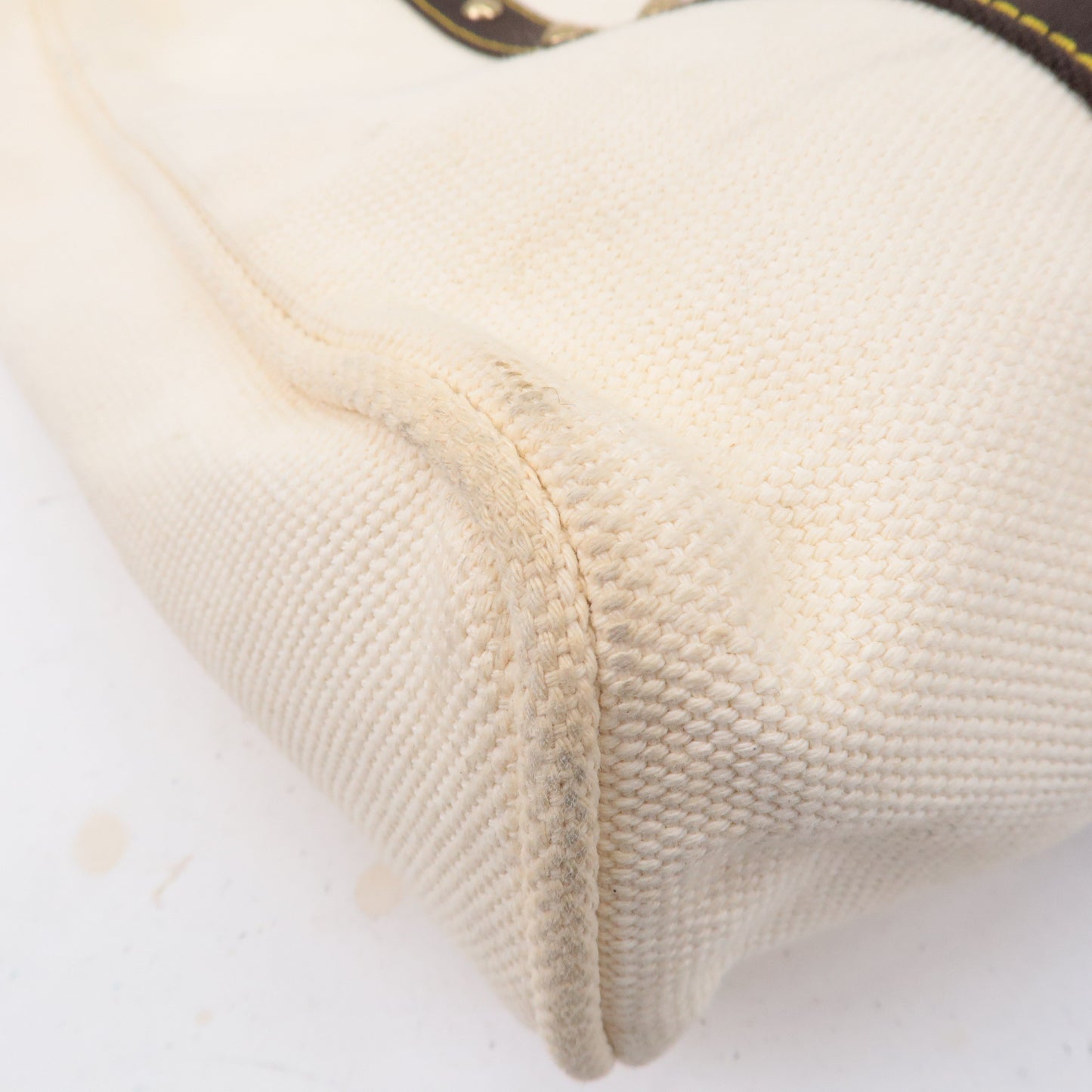 Louis Vuitton Antigua Cabas GM Tote Bag Hand Bag Ecru M40033