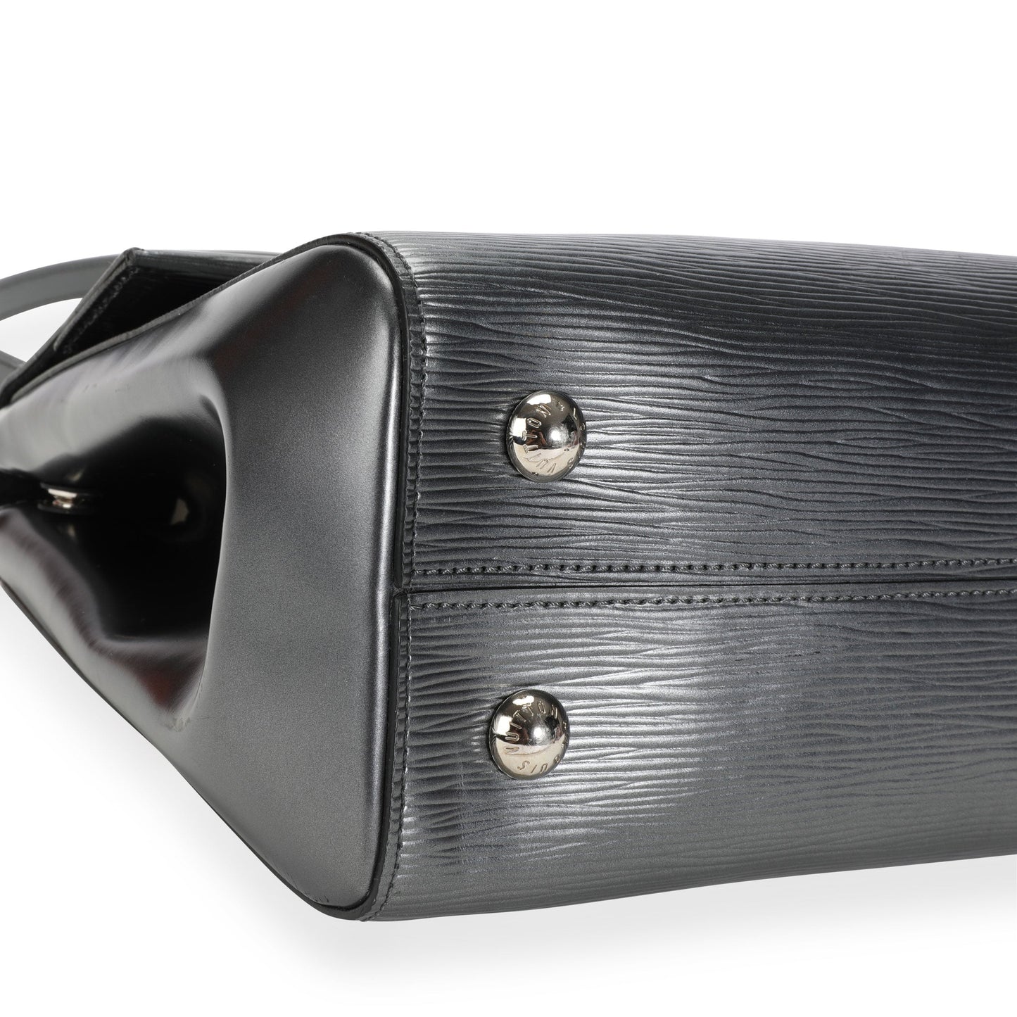 LOUIS VUITTON Anthracite Nacre Epi Leather Cluny MM